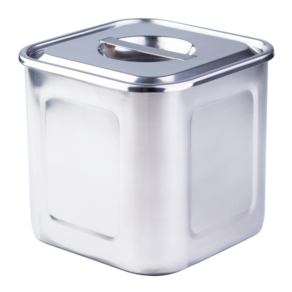 Stainless Steel Square Box 13.5x13.5x13.5 cm