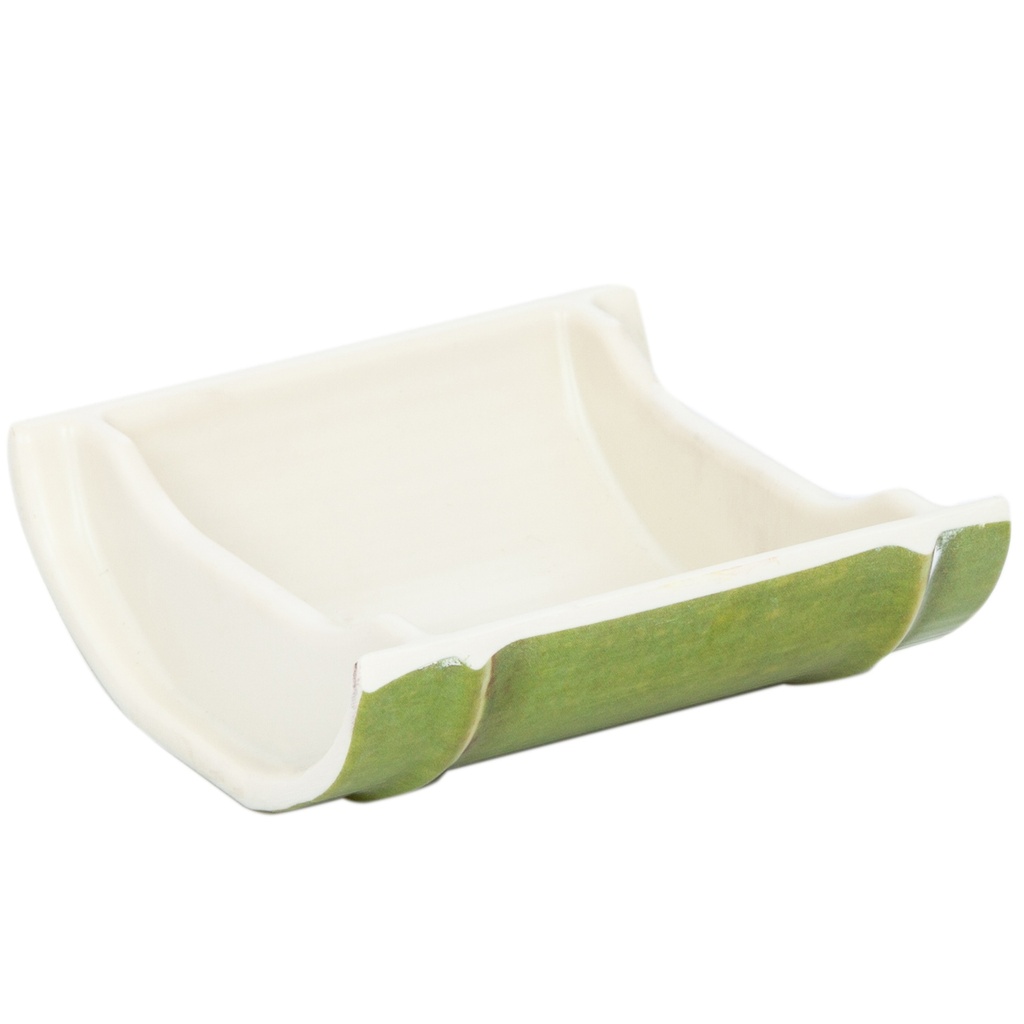 Bamboo half pole plate 4"