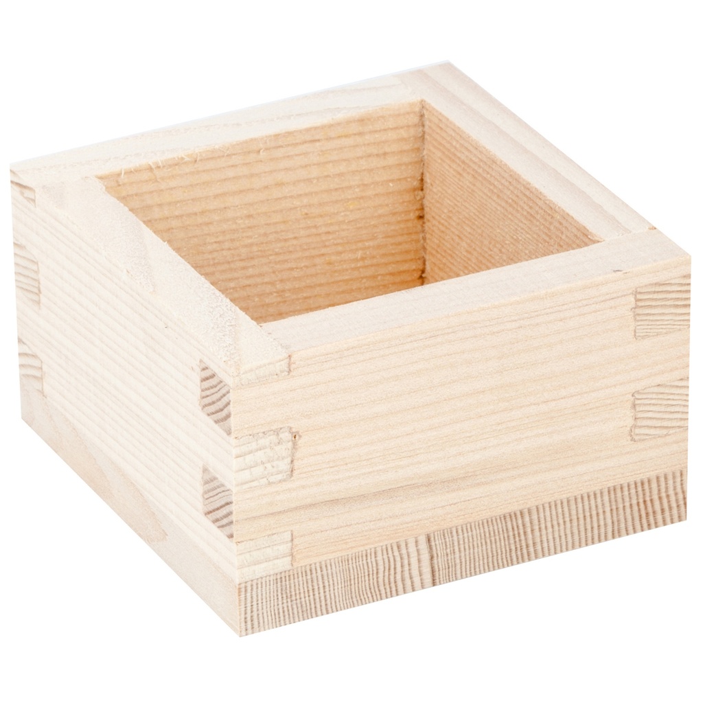 Wooden Box 8x8x5 cm