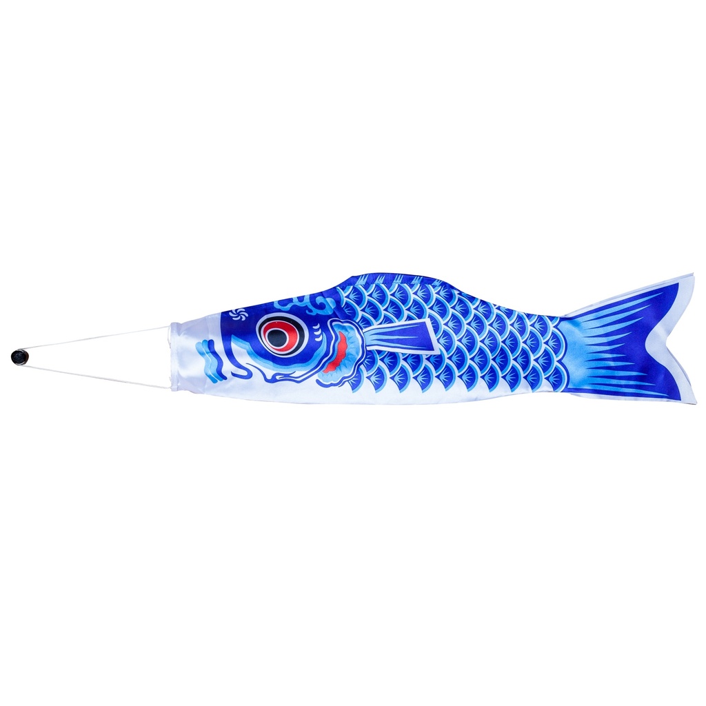 Blue Carp Fish Decoration 75x21 cm