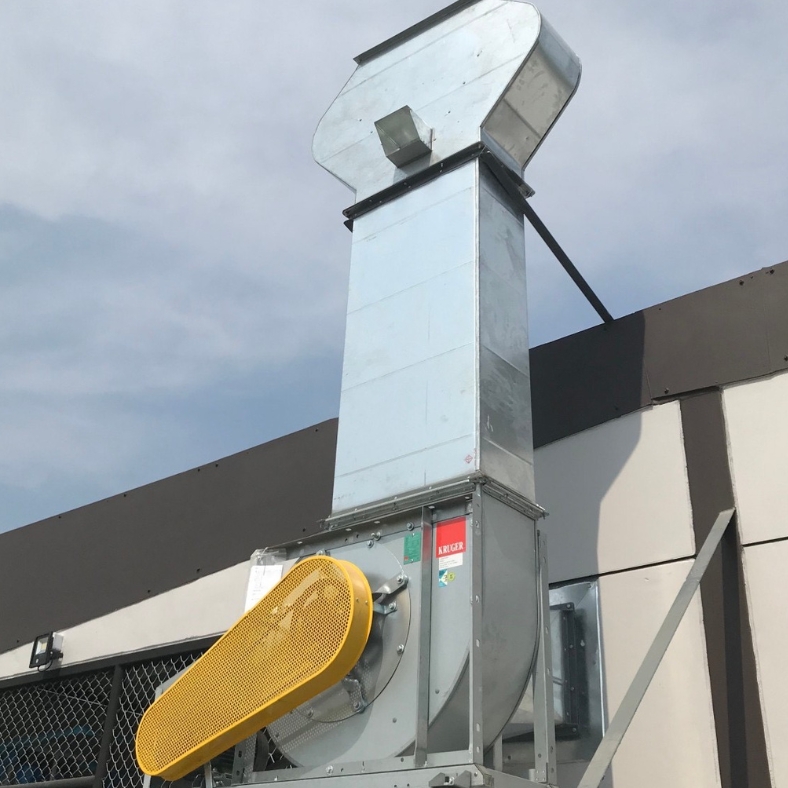 Kruger exhust blower 4 HP พร้อมแผงควบคุม