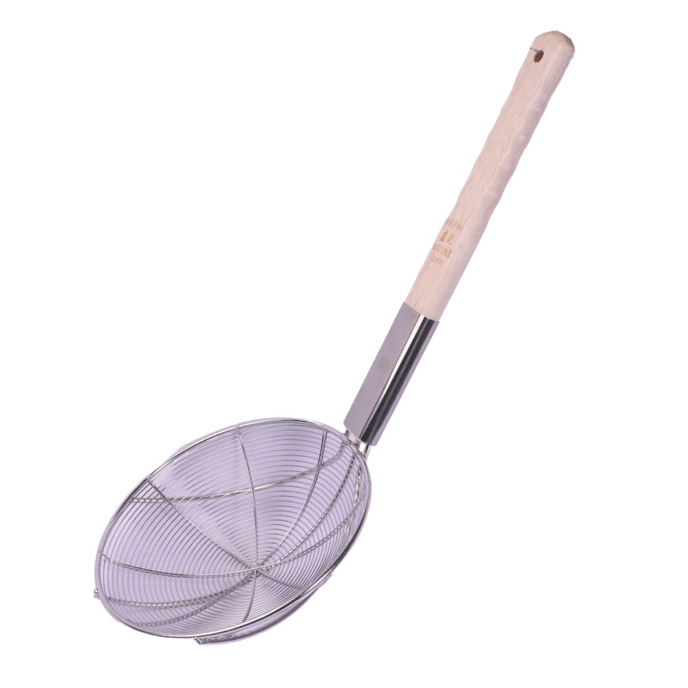 Wire Mesh Skimmer with Wooden Handle 24 cm