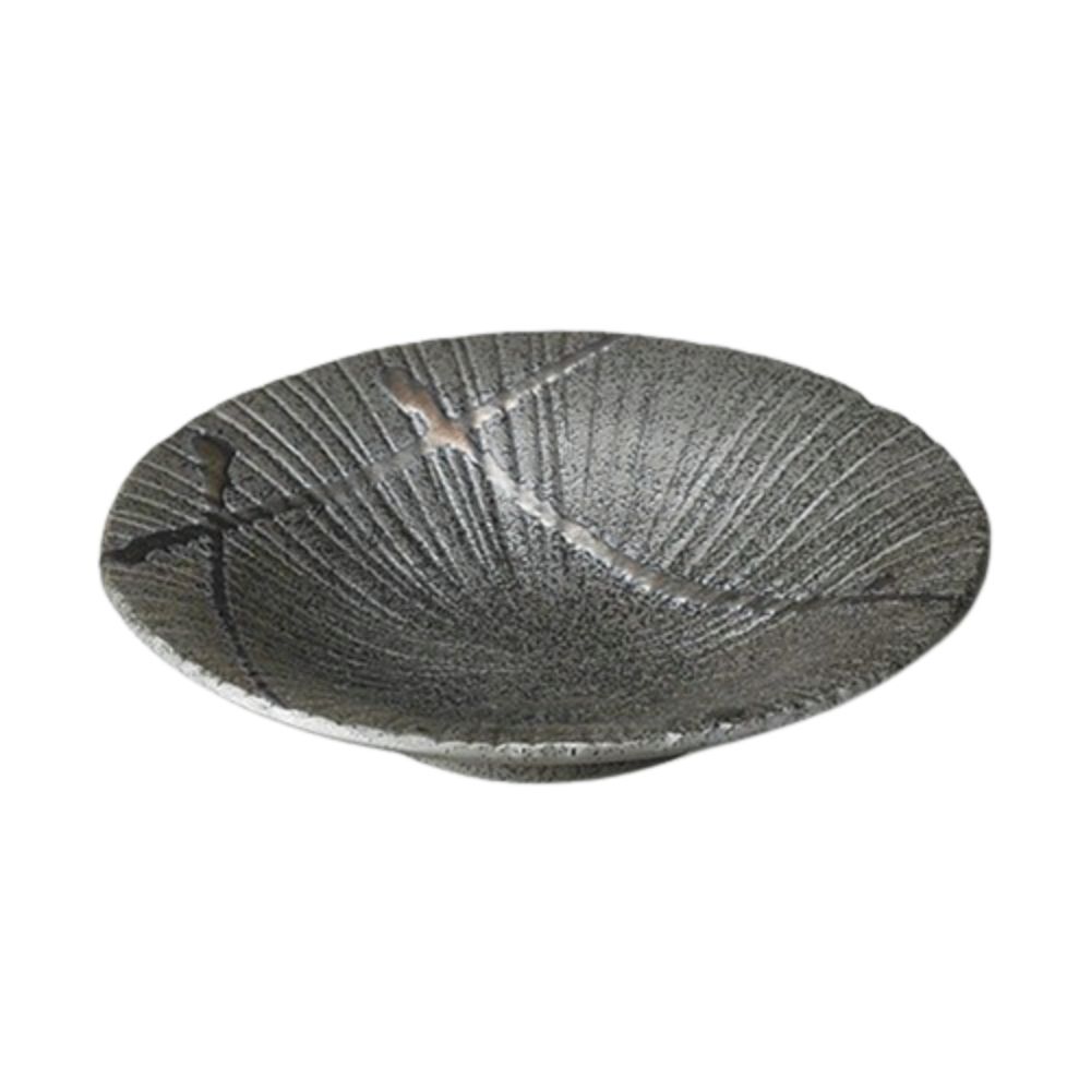 Nagashi Carved Togusa Type Plate 7.5"