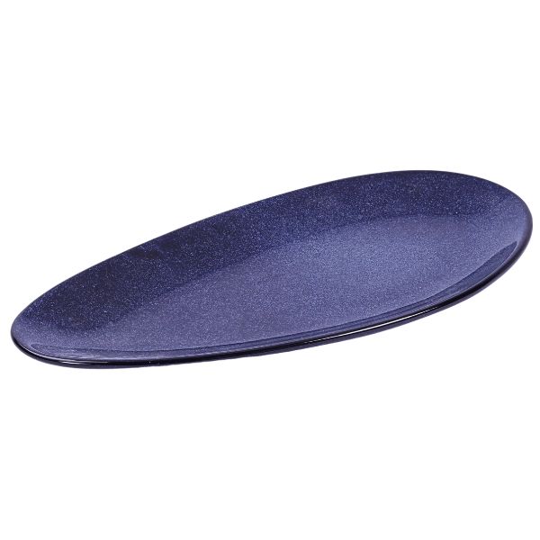 Oval Plate 14" (Deep Blue)