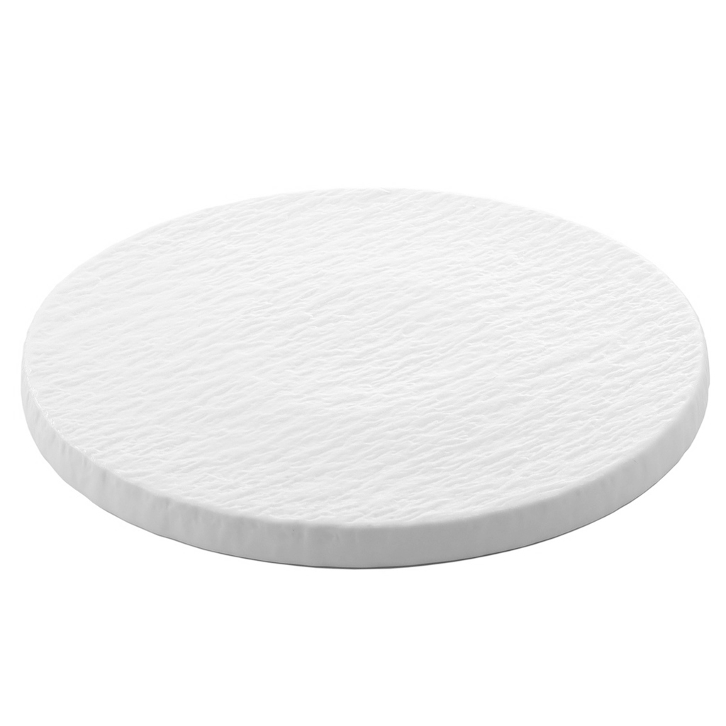 Round Flat Plate 8.5" (White Stone)