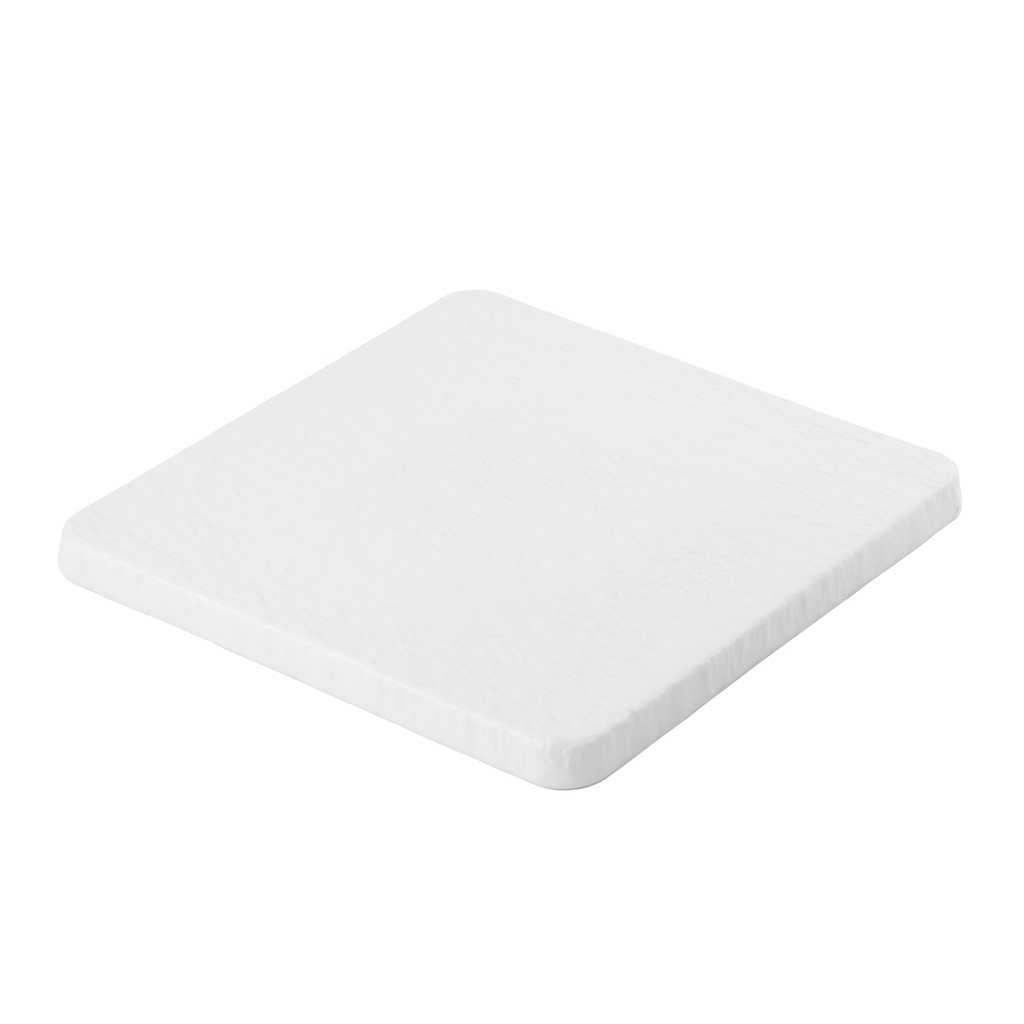 Square Flat Plate 8.5" (White Stone)