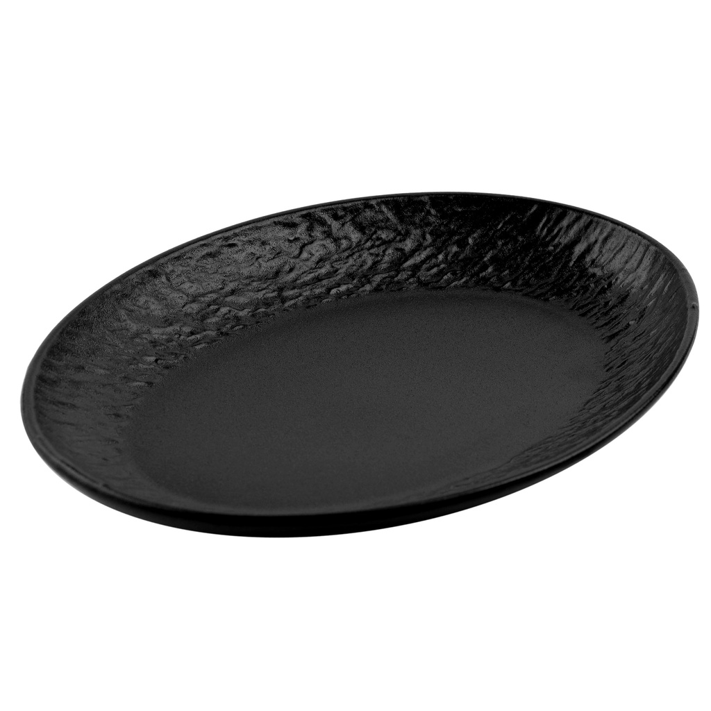 Oval Plate 12" (Black Stone)
