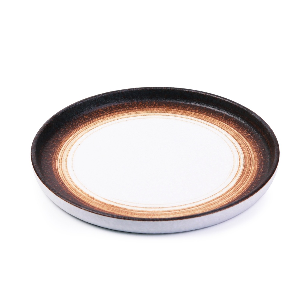 จานวงแหวนสีน้ำตาล 8 นิ้ว