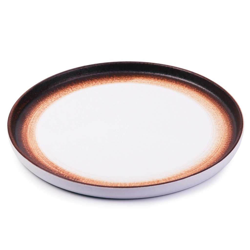 จานวงแหวนสีน้ำตาล 10 นิ้ว