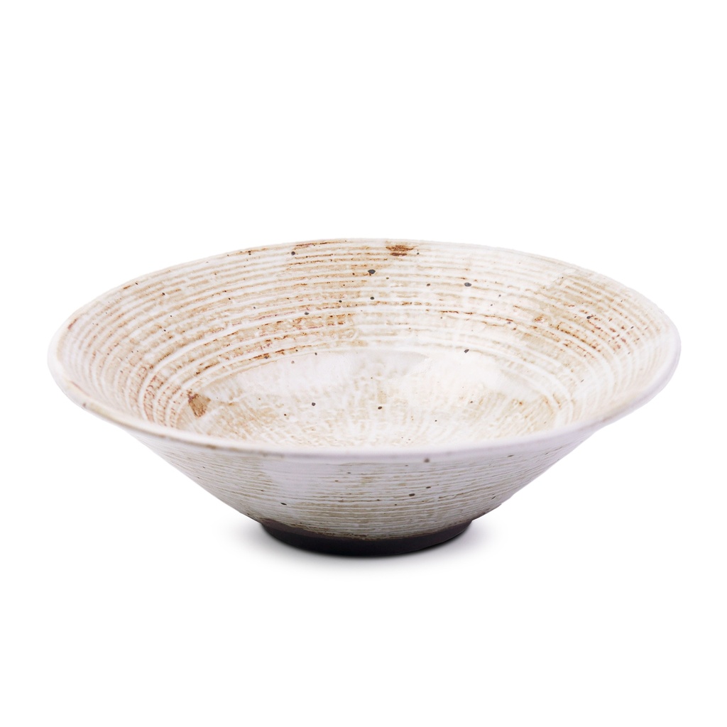 ชามปากบานกลมลายทุนดรา 19 ซม.