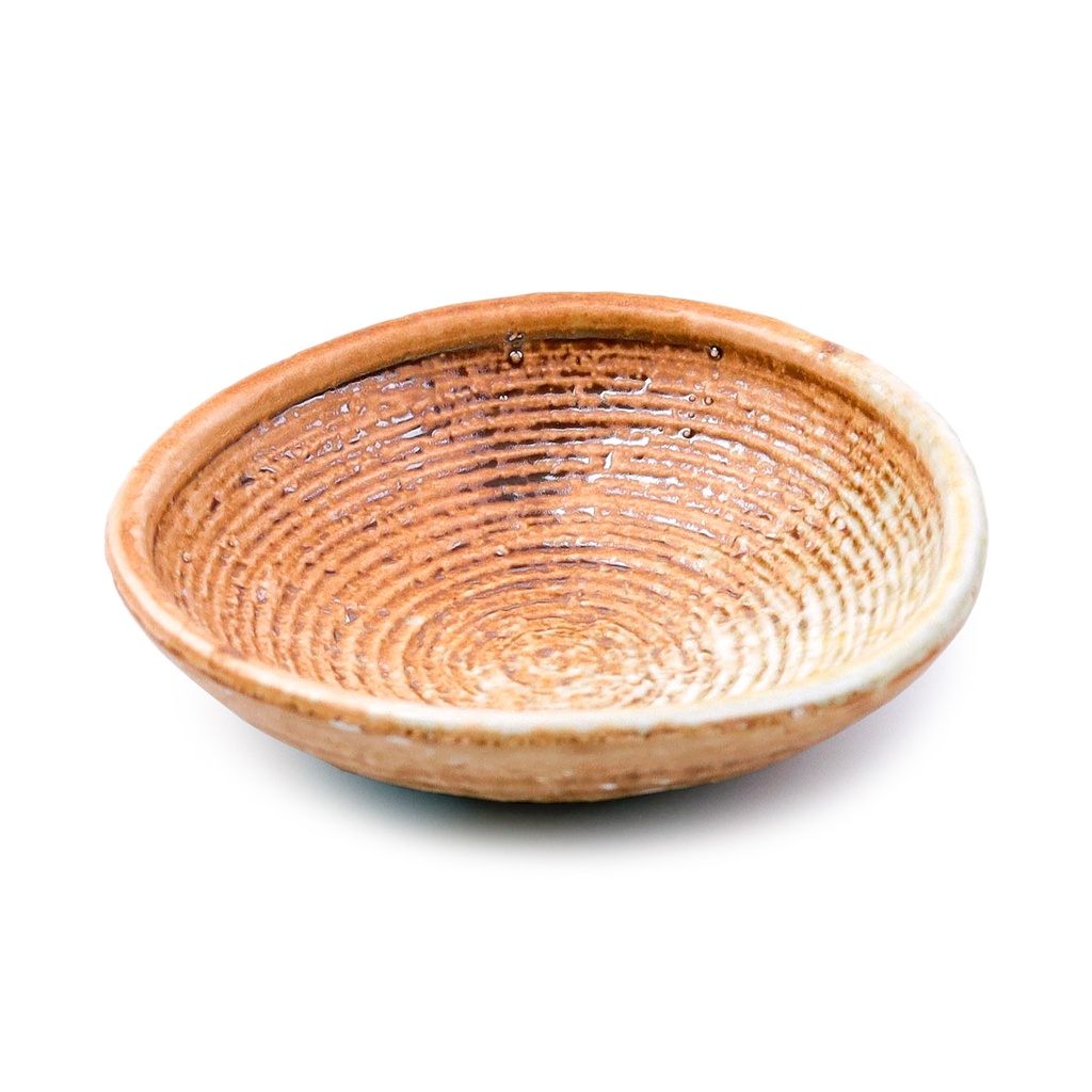 ถ้วยน้ำจิ้มกลมลายเปลวสุริยะ 9 ซม.