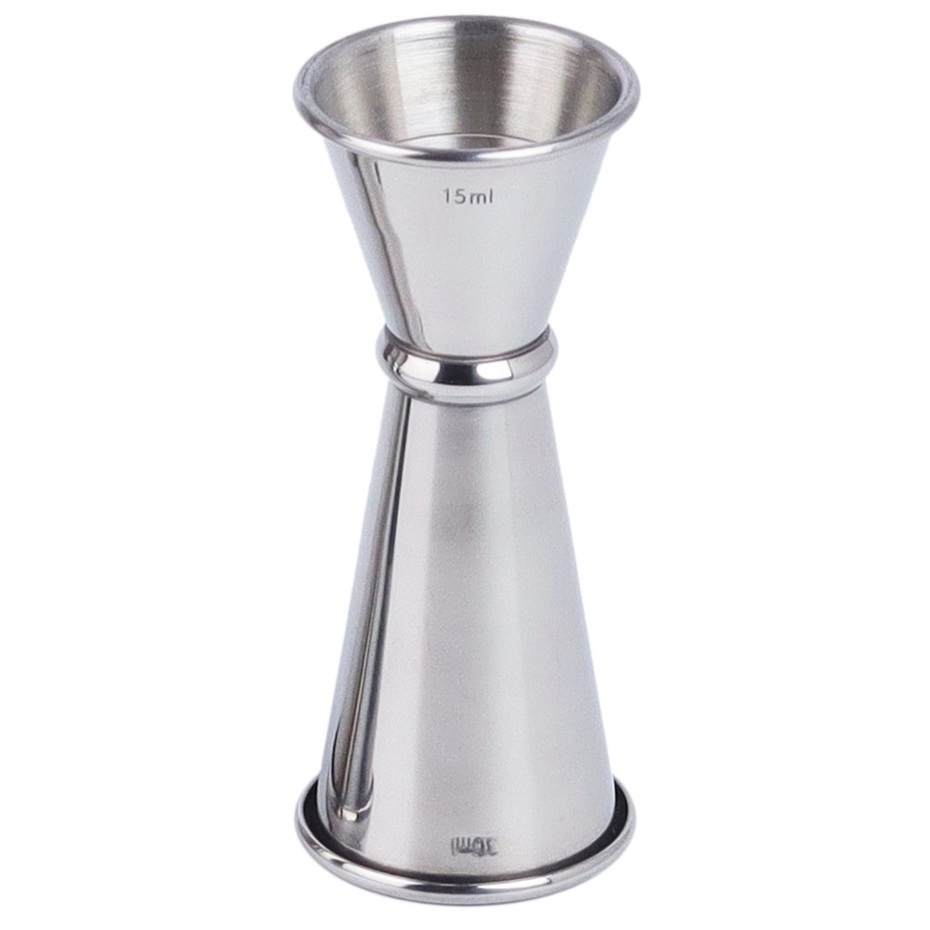 ステンレス ジガーカップ 15/30 ml (18-8)