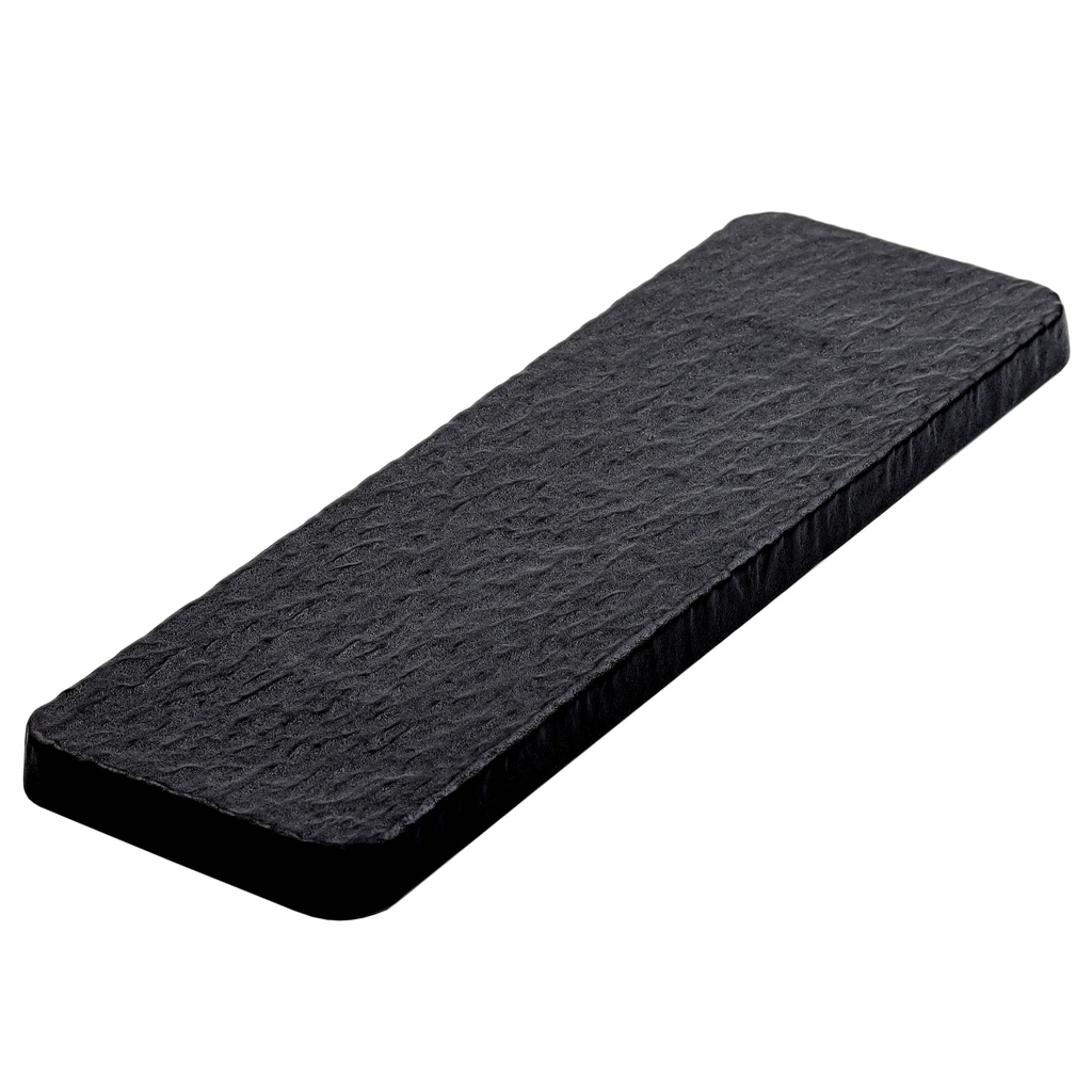 จานมากิซูชิลายหินสีดำ 12 นิ้ว