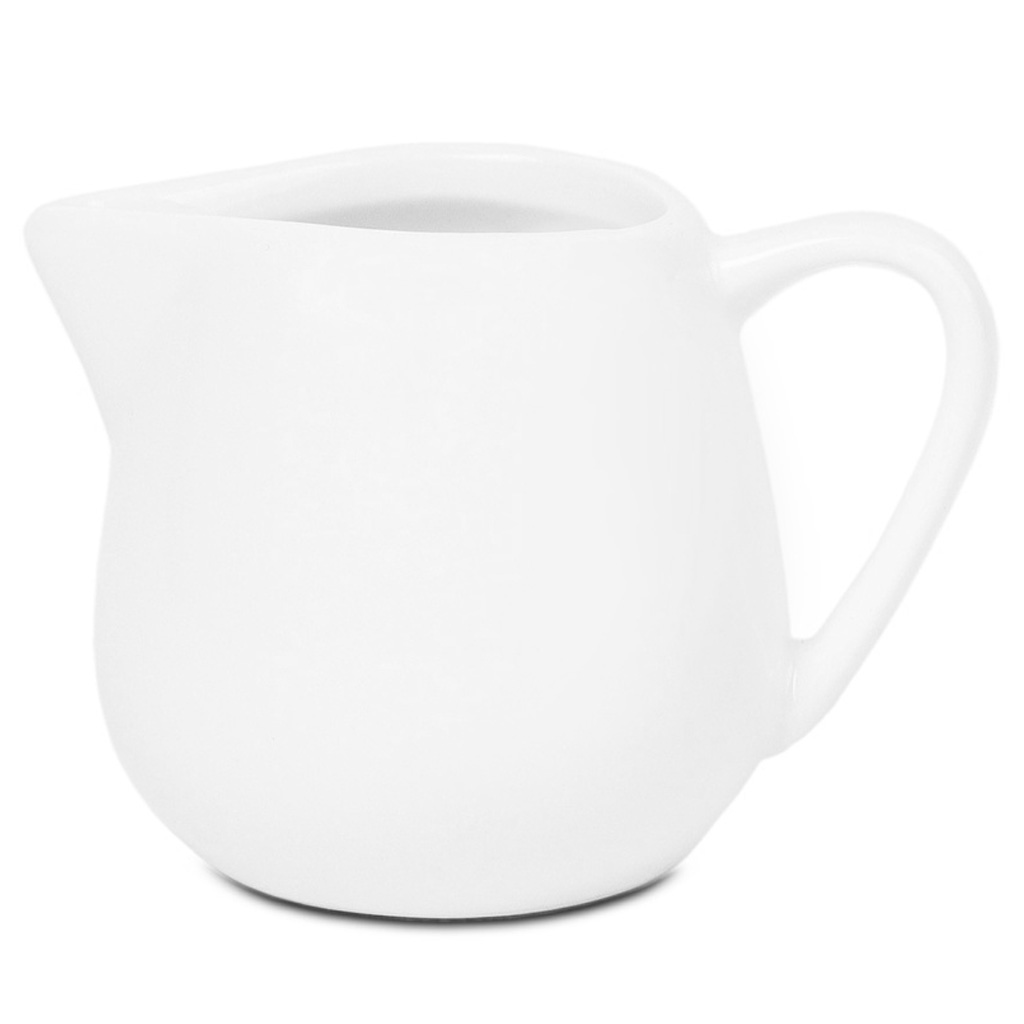 เหยือกนมพอร์ซเลนมีหู 120 ซีซี