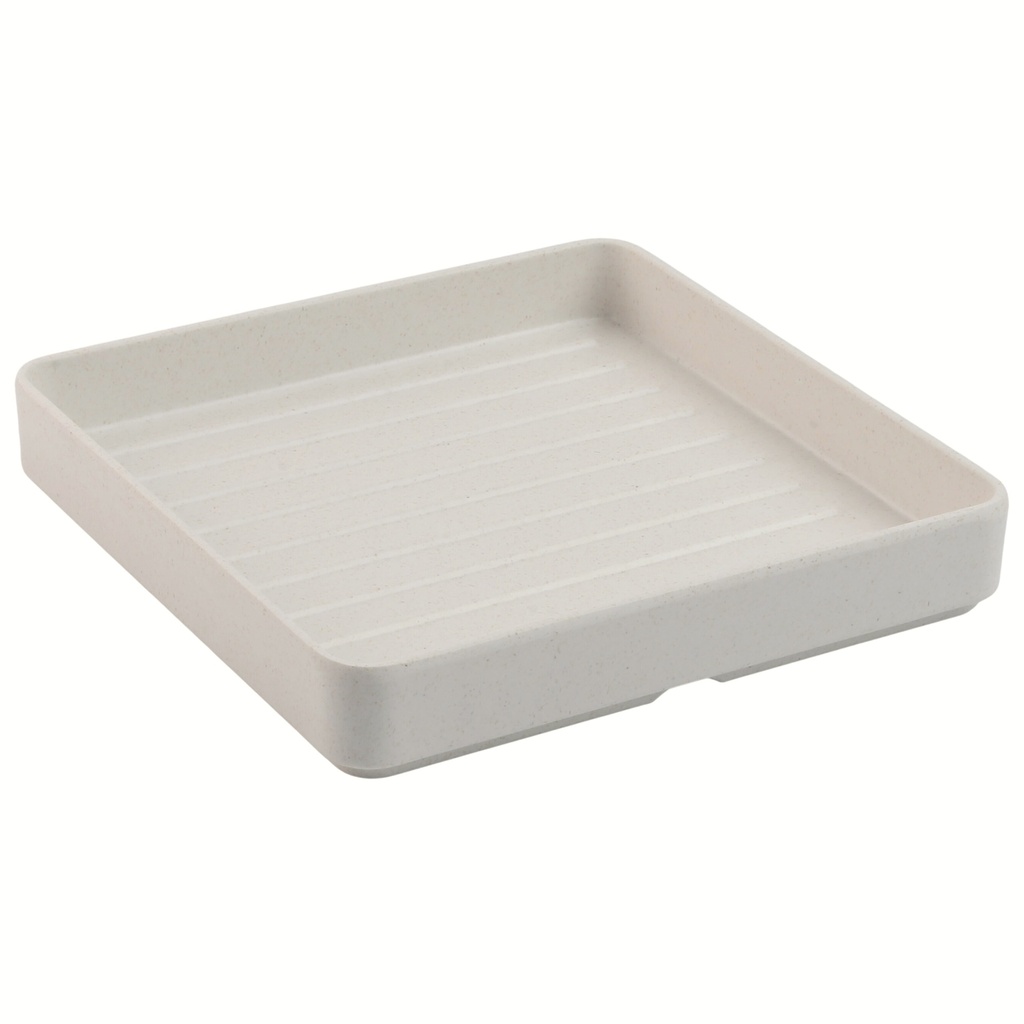 ถาดชาบูมีร่องเก็นมัย 8 นิ้ว