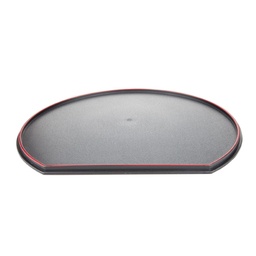 [ABS0033] Half-Moon Tray 41x37 cm (Black)