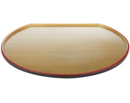 [ABS0034] Gold Half-Moon Tray 35.9x31.7 cm