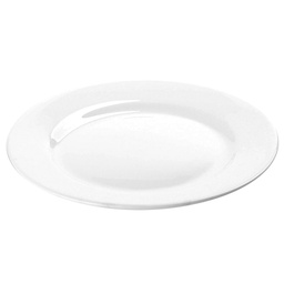 [CRM0027] จานพอร์ซเลนกลม(มีขอบ) 6 นิ้ว