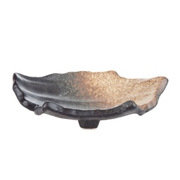 [CRM0399] Maple Shaped Plate 9" (Volcano)