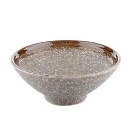 [CRM0470] Wide Mouth Bowl 7.5" (Snow-Desert)