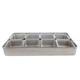 [KST0081] 調味料入バット 8 ヶ入 (田型)