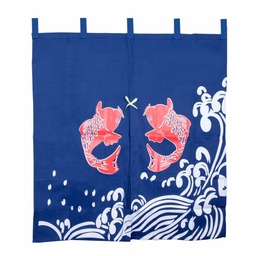 [RDC0048] Fish Blue Curtain 85x150 cm