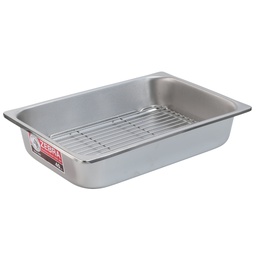 [SET0019] Stainless Deep Tray With Net 40 cm