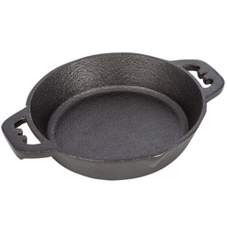 [IRN0027] Seasoned Cast Iron Paella Pan 6"