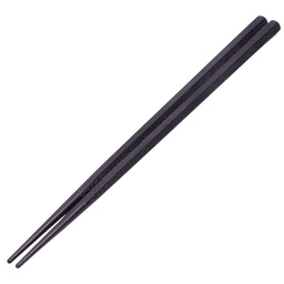 [KFS0025] Black Hexagon Chopsticks 22.2 cm (10 Pairs)
