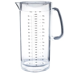 [KIT0217] Plastic Water Jug 2200 ml (Clear)