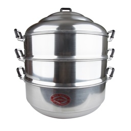 [KIT0224] 3 Tire Aluminum Steamer 32 cm