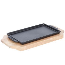 [SET0008] Cast Iron Rectangle Pan 25x15 cm