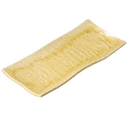 [CRJ0078] 黄瀬戸さんま皿 11"