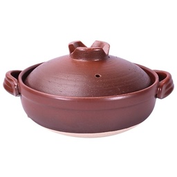 [CRM0814] Donabe Nabe 21 cm (Brown)