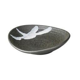 [CRJ0123] 朝鮮唐津楕円向付 7.25"