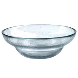 [GLS0125] Snow Glass Bowl 17 cm