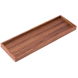 [WOD0118] ถาดรองเครื่องปรุงไม้สัก 25x8 ซม.