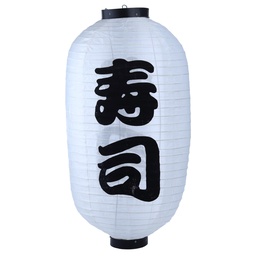 [JPL0103] โคมไฟสีขาว 12นิ้ว"ซูชิ"(แบบบาง)