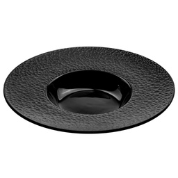 [CRM0942] Soup Plate 11" (Black Meteorite)