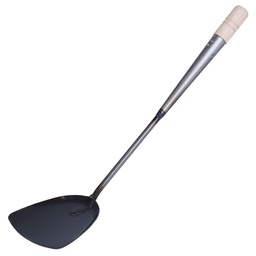 [KJP0796] Iron Ladle with Wooden Handle (13 cm)