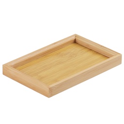 [WOD0141] ถาดไม้ไผ่ 22x14 ซม.